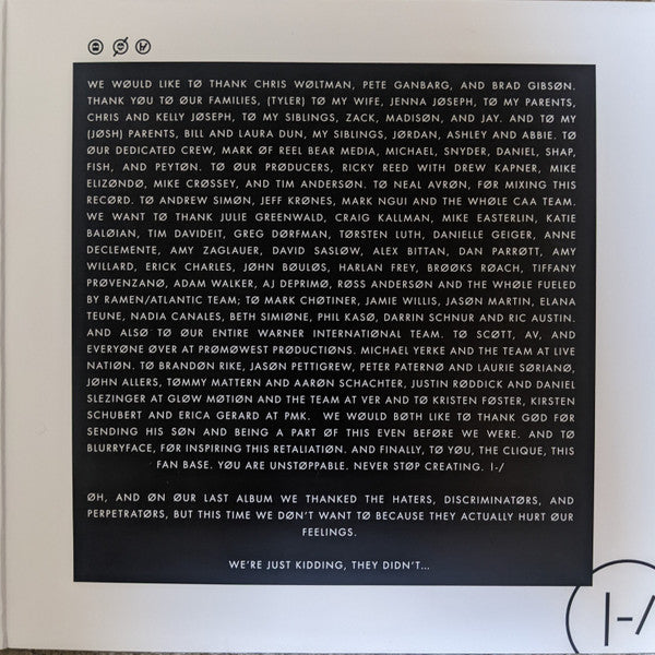 Twenty One Pilots : Blurryface (2xLP, Album, Ltd, RE, Red)