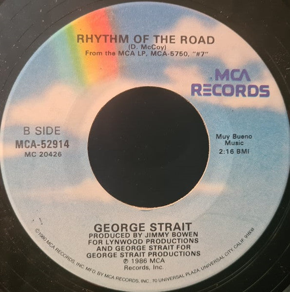 George Strait : It Ain't Cool To Be Crazy About You (7", Single, Glo)