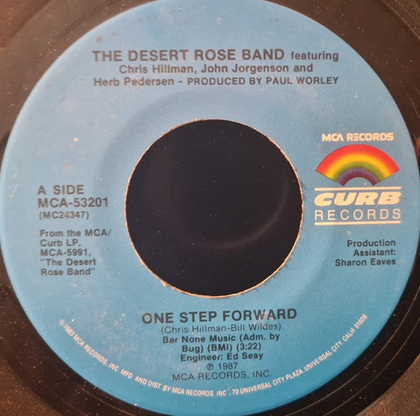 The Desert Rose Band* : One Step Forward (7", Single, Pin)