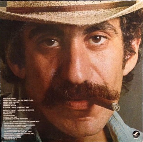 Jim Croce : Time In A Bottle Jim Croce's Greatest Love Songs (LP, Comp)