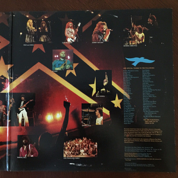 Lynyrd Skynyrd : Southern By The Grace Of God: Lynyrd Skynyrd Tribute Tour 1987 (2xLP, Album, Glo)
