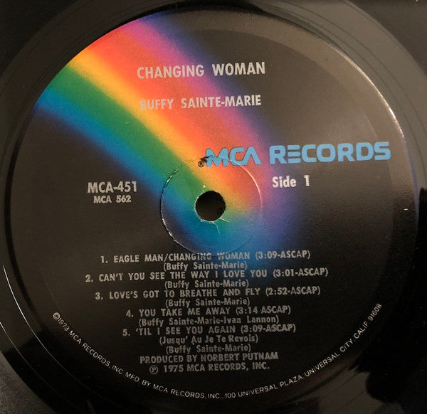 Buffy Sainte-Marie : Changing Woman (LP, Album, Glo)