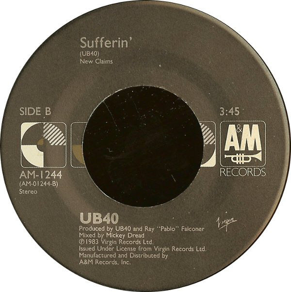 UB40 : Red Red Wine (7", Single, RE, Spe)