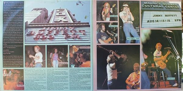 Jimmy Buffett : "You Had To Be There" - Recorded Live (2xLP, RE, Rai)