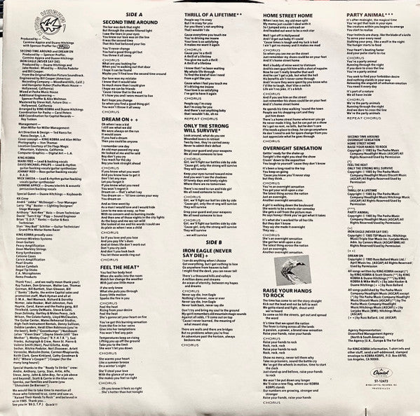 King Kobra (4) : Thrill Of A Lifetime (LP, Album, All)