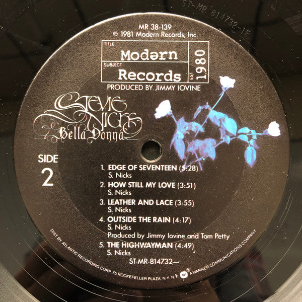 Stevie Nicks : Bella Donna (LP, Album, Club, Pit)