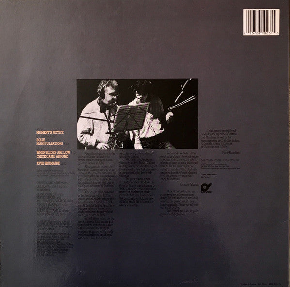 Pierre Blanchard : Music For String Quartet, Jazz Trio And Lee Konitz (LP, Album)