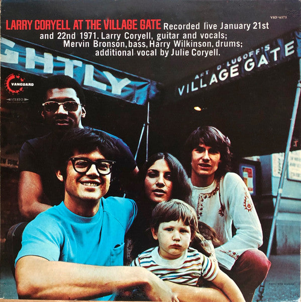 Larry Coryell : At The Village Gate (LP, Album, Qua)
