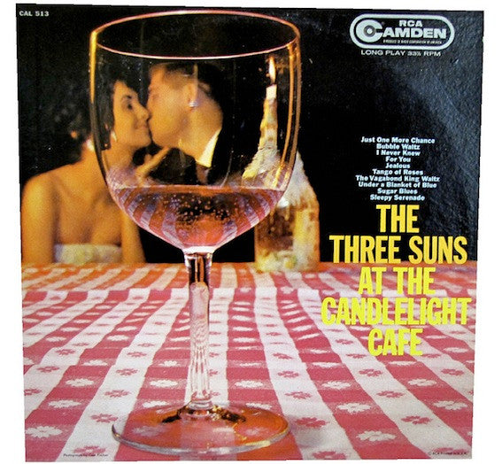 The Three Suns : At The Candlelight Cafe (LP, Album, Mono, Ind)