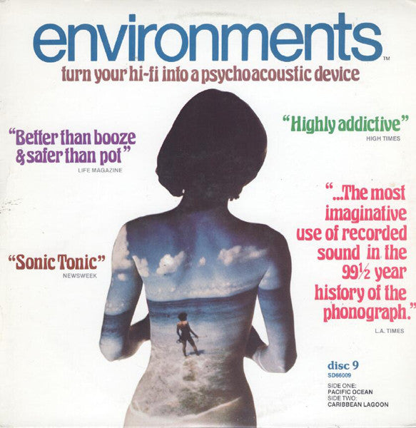 No Artist : Environments 9 Caribbean Lagoon / Pacific Ocean (LP, Album, Quad)