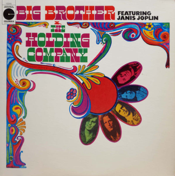 Big Brother & The Holding Company : Big Brother & The Holding Company Featuring Janis Joplin (LP, Album, RE, Ter)