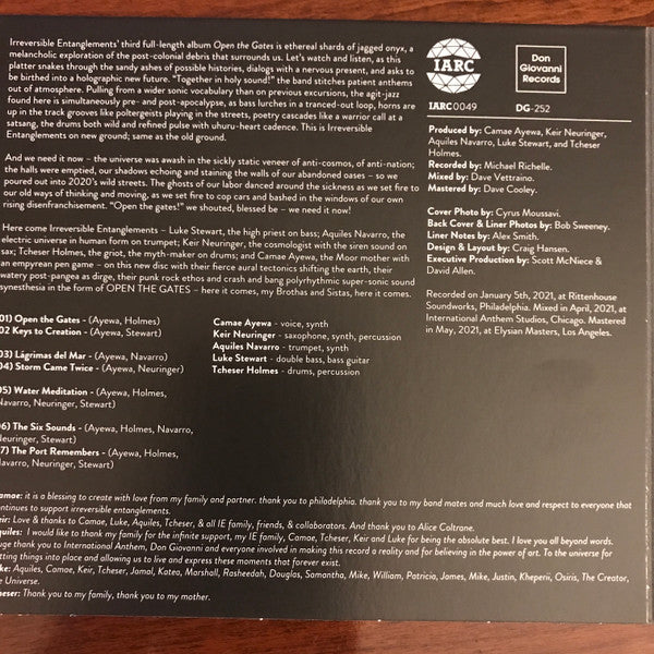 Irreversible Entanglements : Open The Gates (CD, Album)