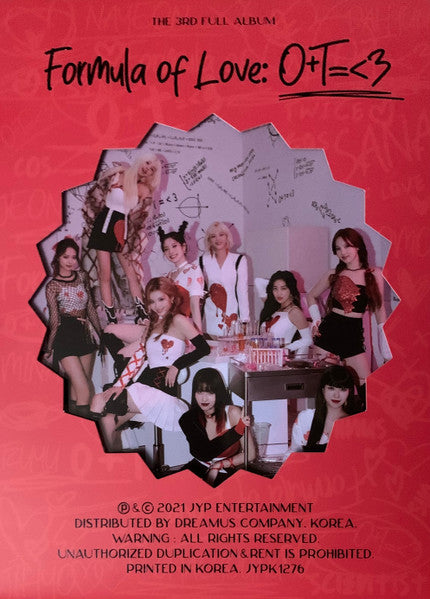 Twice (25) : Formula Of Love: O+T=<3 (CD, Album, Tar)