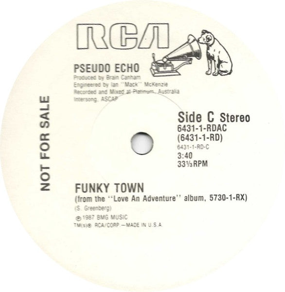 Pseudo Echo : Funkytown (12", Single, Promo)