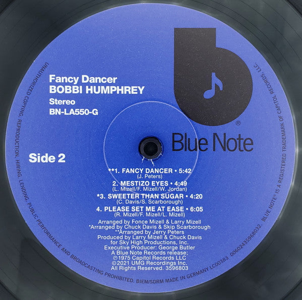 Bobbi Humphrey : Fancy Dancer (LP, Album, RE, 180)