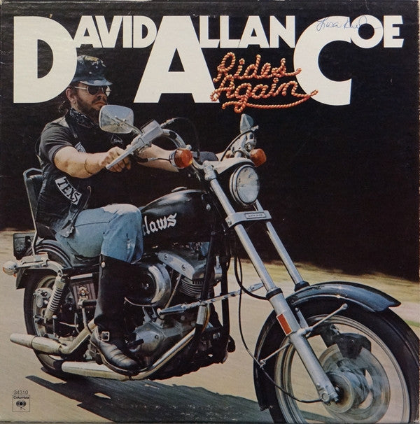 David Allan Coe : Rides Again (LP, Album, Ter)