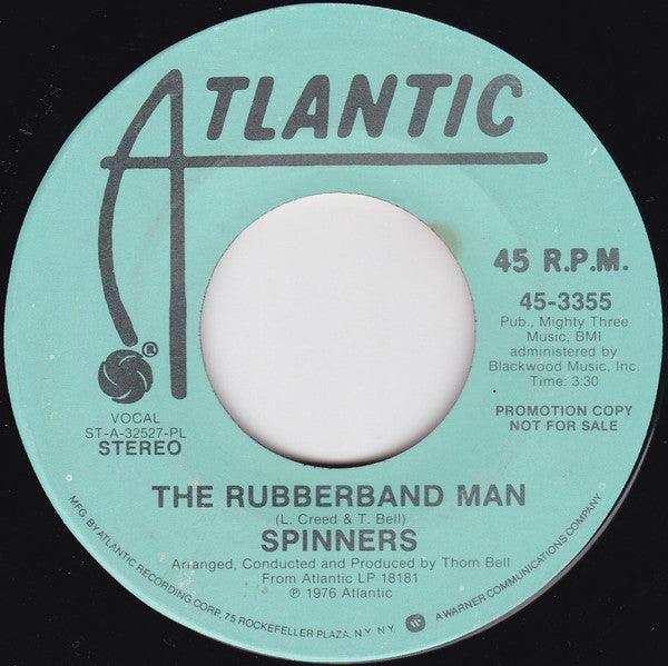 Spinners : The Rubberband Man (7", Mono, Promo, PL )