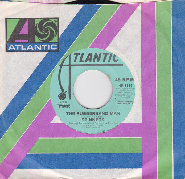 Spinners : The Rubberband Man (7", Mono, Promo, PL )