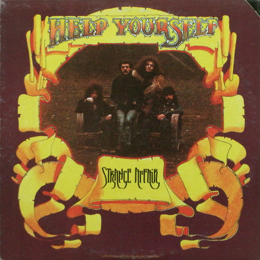 Help Yourself : Strange Affair (LP, Album, Ter)