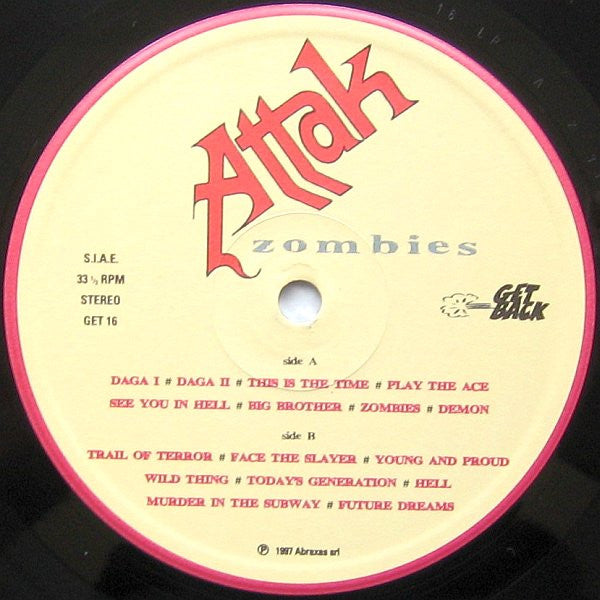 Attak : Zombies (LP, Album, RE)