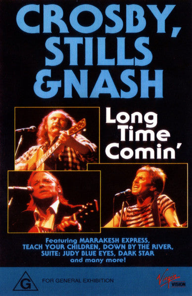 Crosby, Stills & Nash : Long Time Comin' (VHS, PAL)