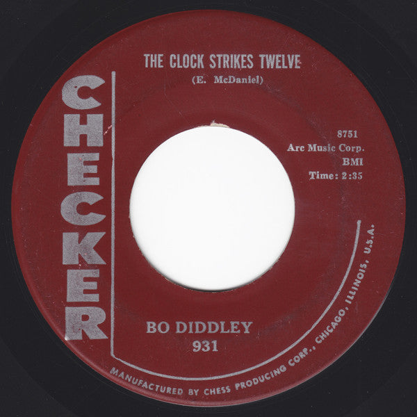 Bo Diddley : Say Man / The Clock Strikes Twelve (7", Single)