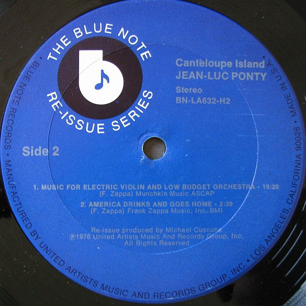 Jean-Luc Ponty : Canteloupe Island (2xLP, Comp)