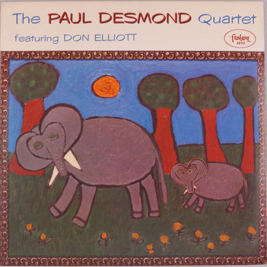 The Paul Desmond Quartet Featuring Don Elliott : The Paul Desmond Quartet Featuring Don Elliott (LP, Album, Mono, RE, Pit)