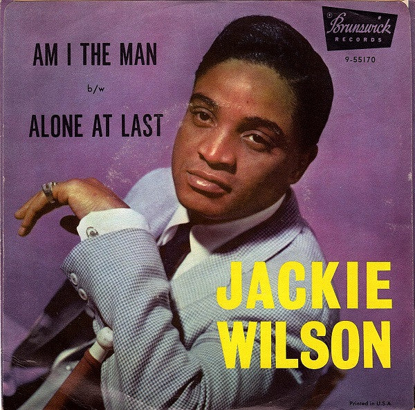 Jackie Wilson : Alone At Last (7", Single, Pin)