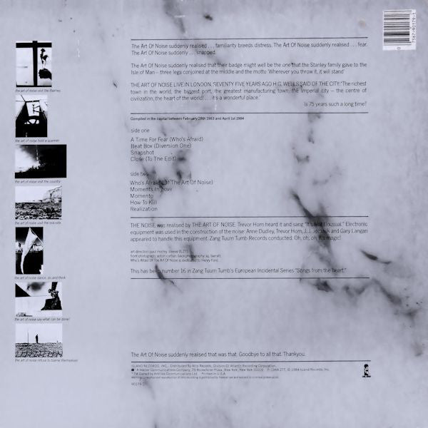 The Art Of Noise : (Who's Afraid Of?) The Art Of Noise (LP, Album, RP, Bla)