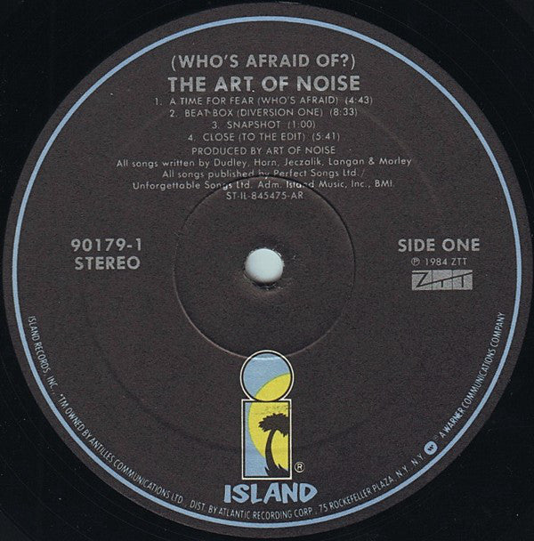 The Art Of Noise : (Who's Afraid Of?) The Art Of Noise (LP, Album, RP, Bla)