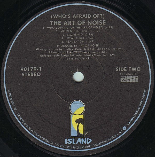 The Art Of Noise : (Who's Afraid Of?) The Art Of Noise (LP, Album, RP, Bla)
