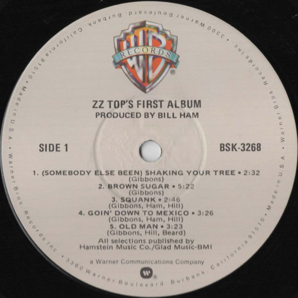 ZZ Top : First Album (LP, Album, RE, Cap)