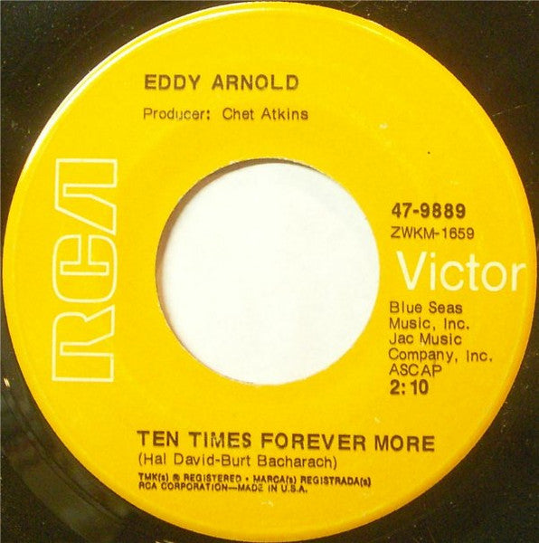 Eddy Arnold : From Heaven To Heartache / Ten Times Forever More (7")