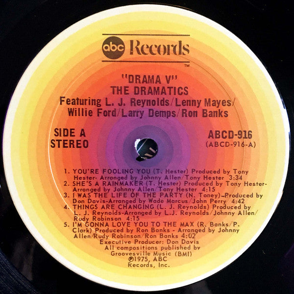 The Dramatics : Drama V (LP, Album, Gat)