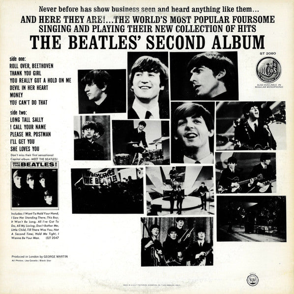 The Beatles : The Beatles' Second Album (LP, Album, RE)