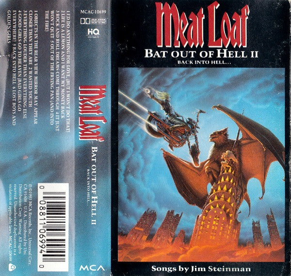 Meat Loaf : Bat Out Of Hell II: Back Into Hell (Cass, Album, Dol)
