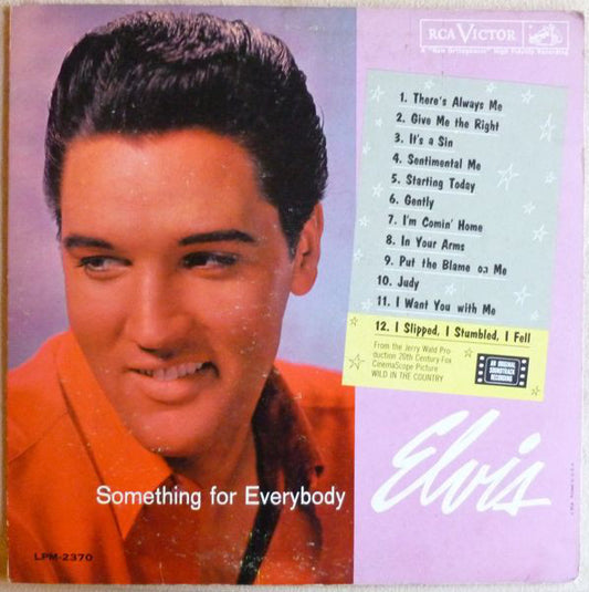 Elvis* : Something For Everybody (LP, Album, Mono, Ind)