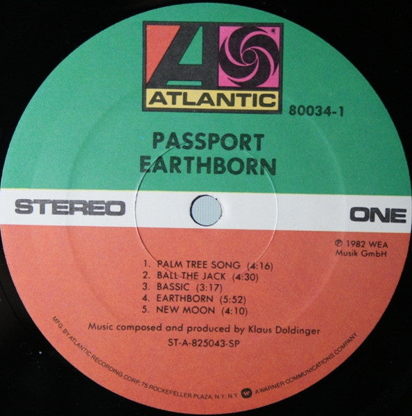 Passport (2) : Earthborn (LP, Album, Spe)