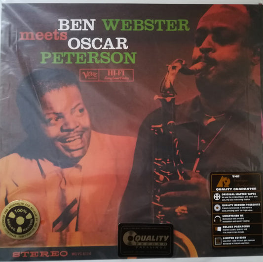 Ben Webster Meets Oscar Peterson : Ben Webster Meets Oscar Peterson (2x12", Album, Ltd, RE, RM, 200)