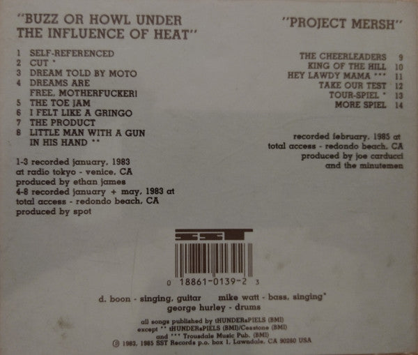 Minutemen : Post-Mersh, Vol. 2 (CD, Comp, RP)