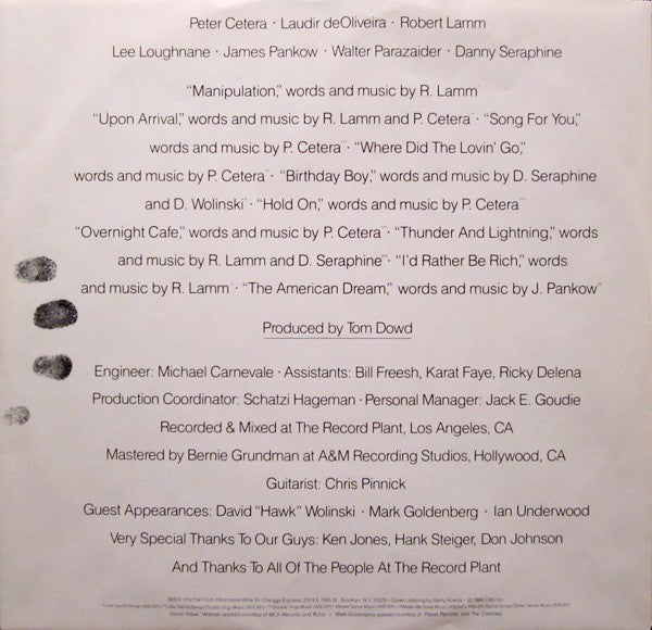 Chicago (2) : Chicago XIV (LP, Album, Ter)