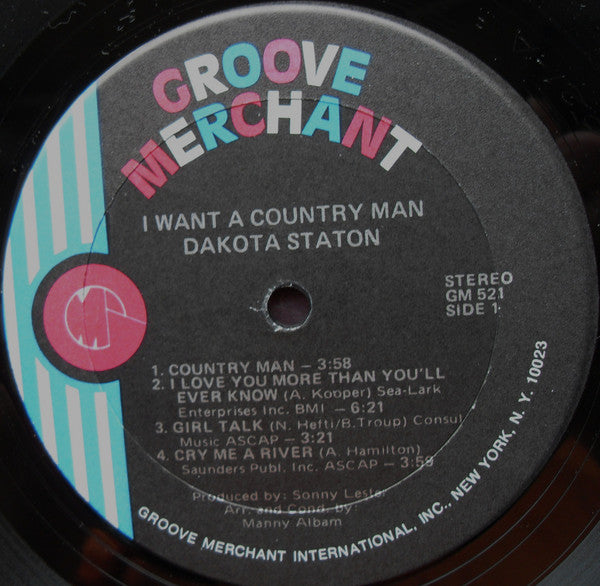 Dakota Staton : I Want A Country Man (LP, Album)