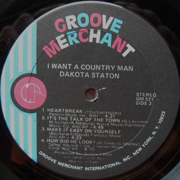 Dakota Staton : I Want A Country Man (LP, Album)