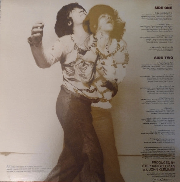 John Klemmer : Barefoot Ballet (LP, Ter)