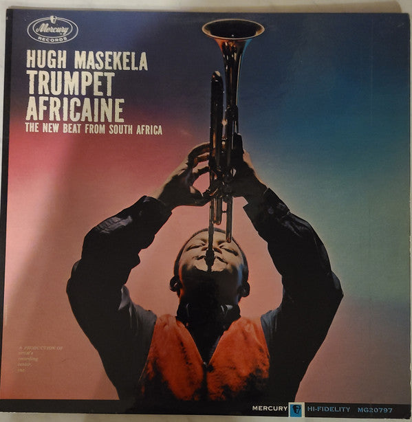 Hugh Masekela : Trumpet Africaine (LP, Album, Mono)