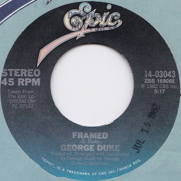 George Duke : I Will Always Be Your Friend (7", Single)