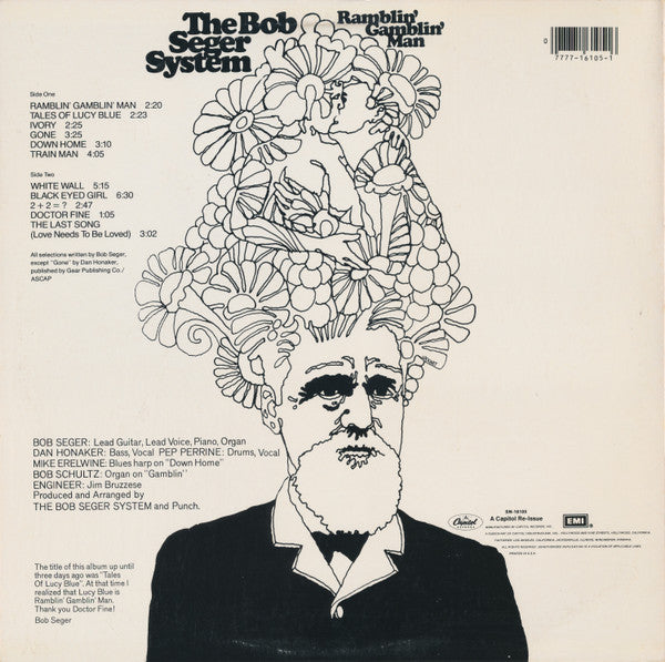 The Bob Seger System* : Ramblin' Gamblin' Man (LP, Album, RE)
