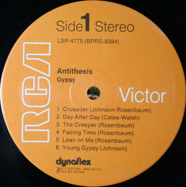 Gypsy (15) : Antithesis (LP, Album, Roc)