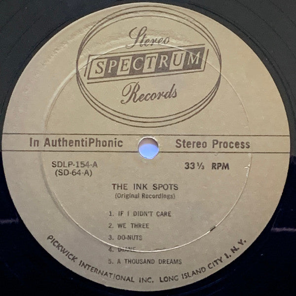The Ink Spots* : Spotlight On The Ink Spots (LP, Comp, RE, RP)